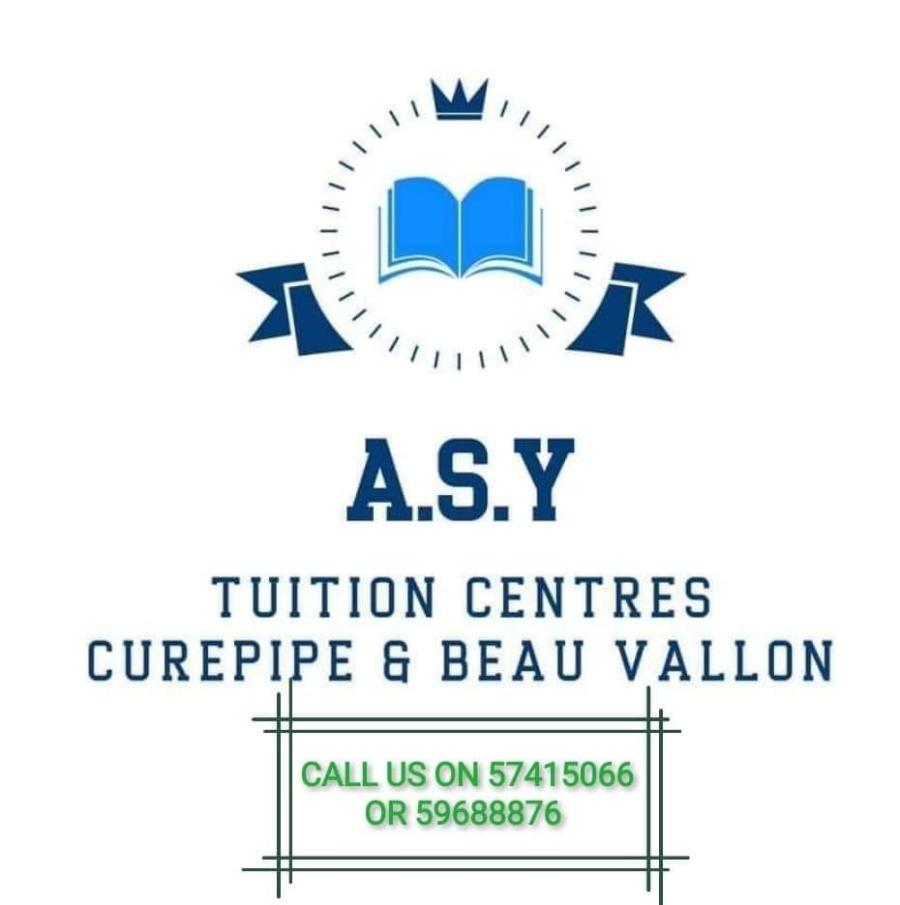 A.S.Y TUITION CENTRES, MAURITIUS